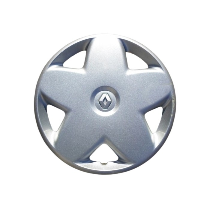 Calota Aro 13 Pol. Prata Fixação por Encaixe Renault 7700422938