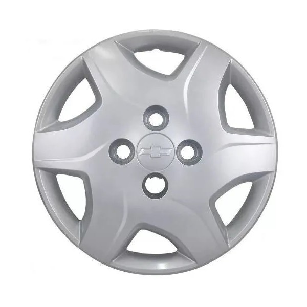 Calota Aro 13 Pol. Prata Fixação por Parafuso General Motors 94735014