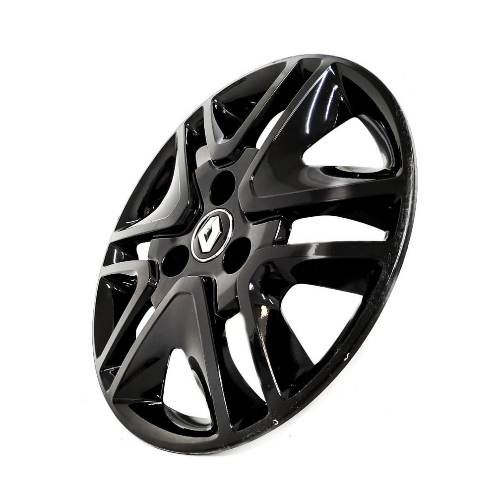 Calota Aro 13 Pol. Preta Fixação por Parafuso 6 Pontas Renault 403155260R