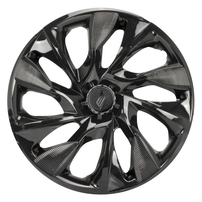 Calota Aro 13 Pol. Unicolor Ds4 Black Fixação por Parafuso Elitte LC302