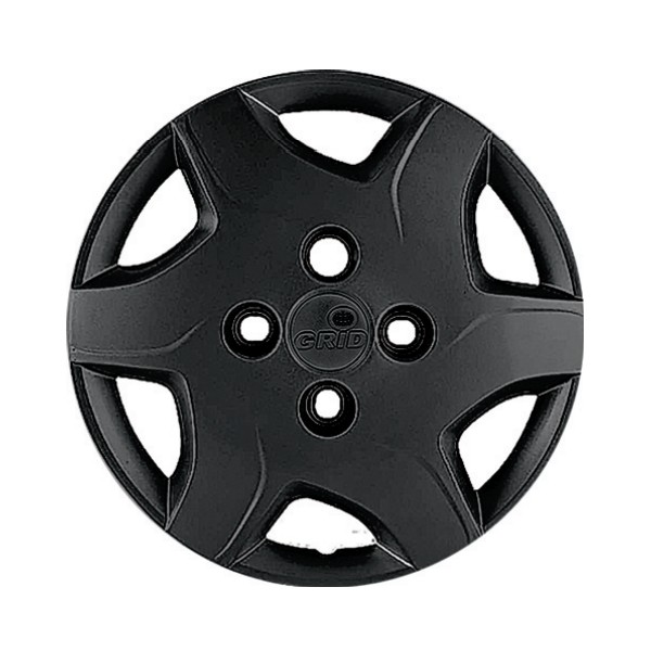 Calota Aro 13 Preto Fosco Fixação por Parafuso Grid 042CBPOFE