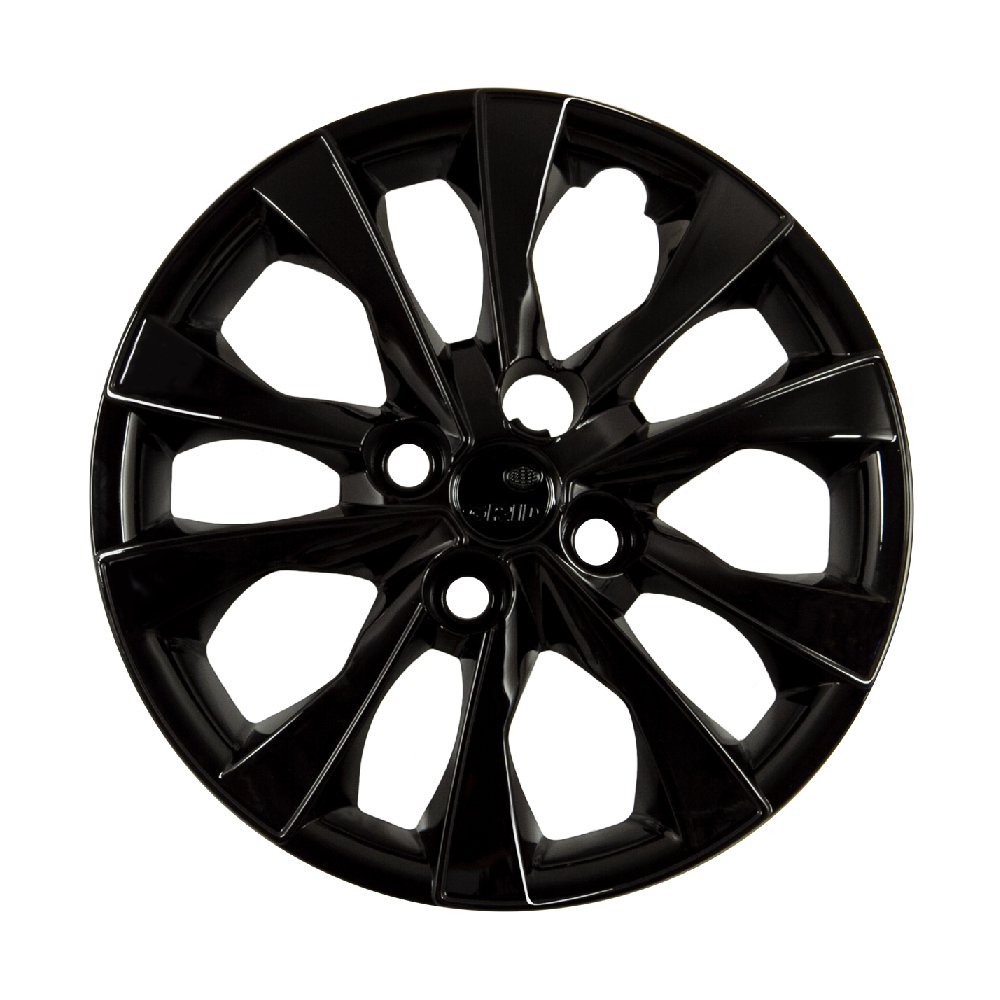 Calota Aro 14 Pol. Black Piano Fixação por Parafuso Grid 293CBPOBE