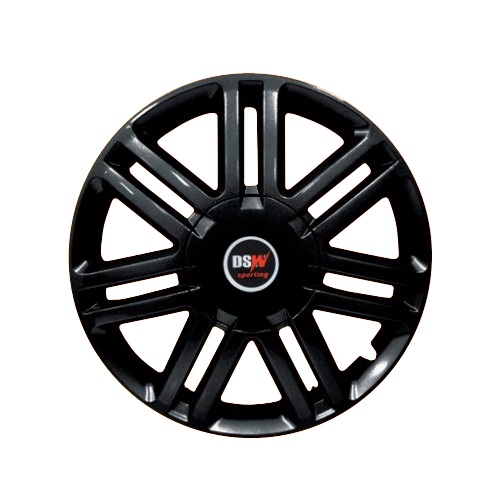Calota Aro 14 Pol. Modelo Sport Preto Fixação por Encaixe Callmax DS156