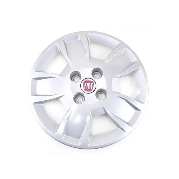 Calota Aro 14 Pol. Prata Fixação por Parafuso Fiat 100183163
