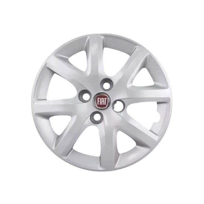Calota Aro 14 Pol. Prata Fixação por Parafuso Fiat 100200829