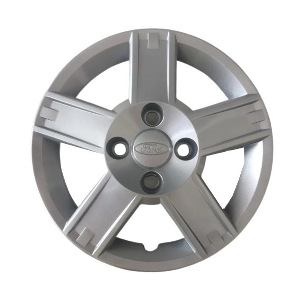 Calota Aro 14 Pol. Prata Fixação por Parafuso Ford 7S651130AB