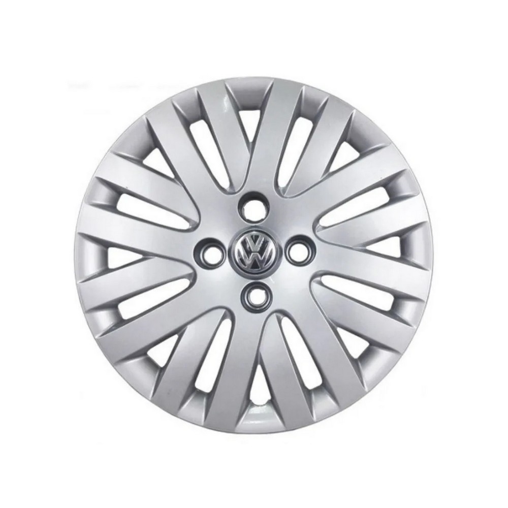 Calota Aro 14 Pol. Prata Fixação por Parafuso Volkswagen 5U0601147EYSW