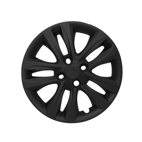 Calota Aro 14 Pol. Preto Fosco Fixação por Parafuso Grid 117CBPOF