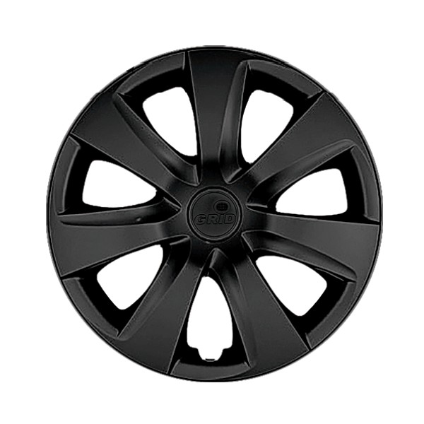 Calota Aro 14 Pol. Preto Fosco por Encaixe Grid 461ARPOFE