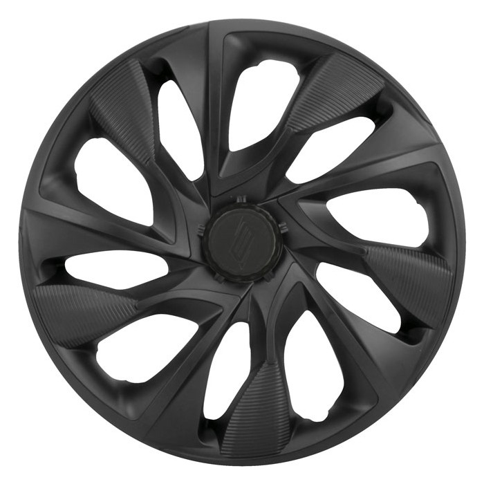 Calota Aro 14 Pol. Unicolor Ds4 Fosc Black Fixação por Parafuso Elitte LC333