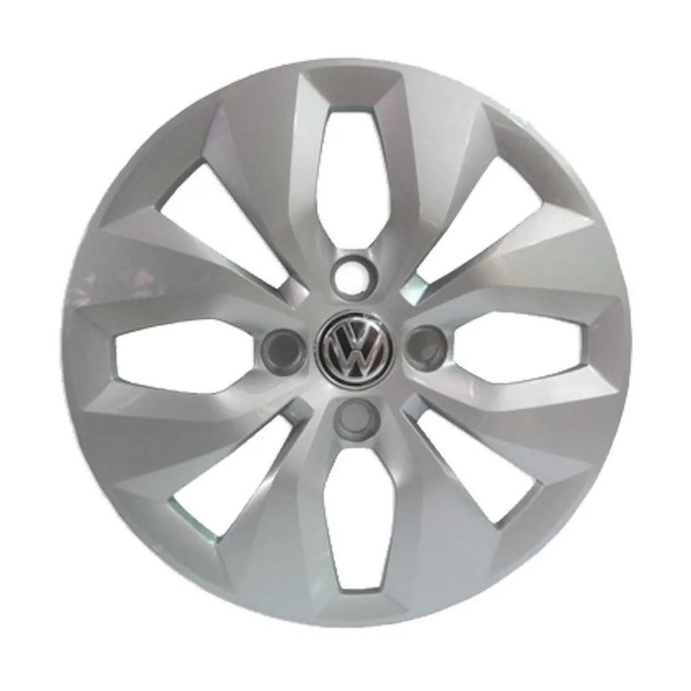 Calota Aro 14 Prata Fixação por Parafuso Volkswagen 5U0601147R8Z8