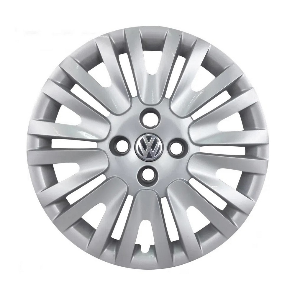 Calota Aro 15 Pol. Prata Fixação por Parafuso Volkswagen 5U0601147FYSW