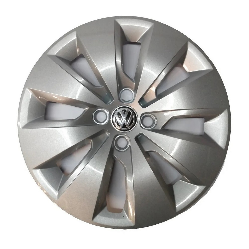 Calota Aro 15 Pol. Prata Fixação por Parafuso Volkswagen 5U7601147AZ31