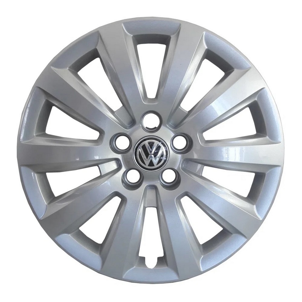 Calota Aro 15 Pol. Prata Fixação por Parafuso Volkswagen 5Z0601147QBJW