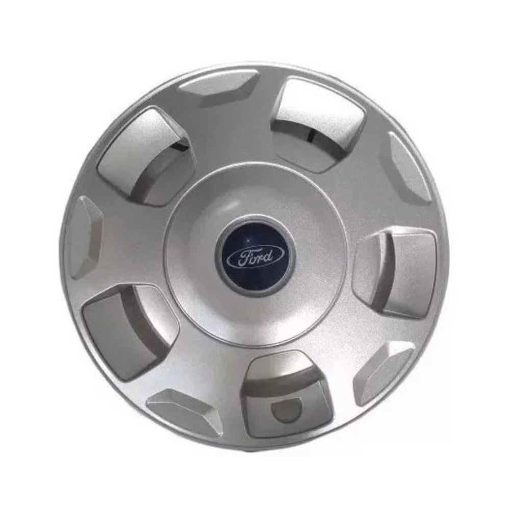 Calota Aro 16 Pol. Prata Fixação por Encaixe Ford 6C111130CC