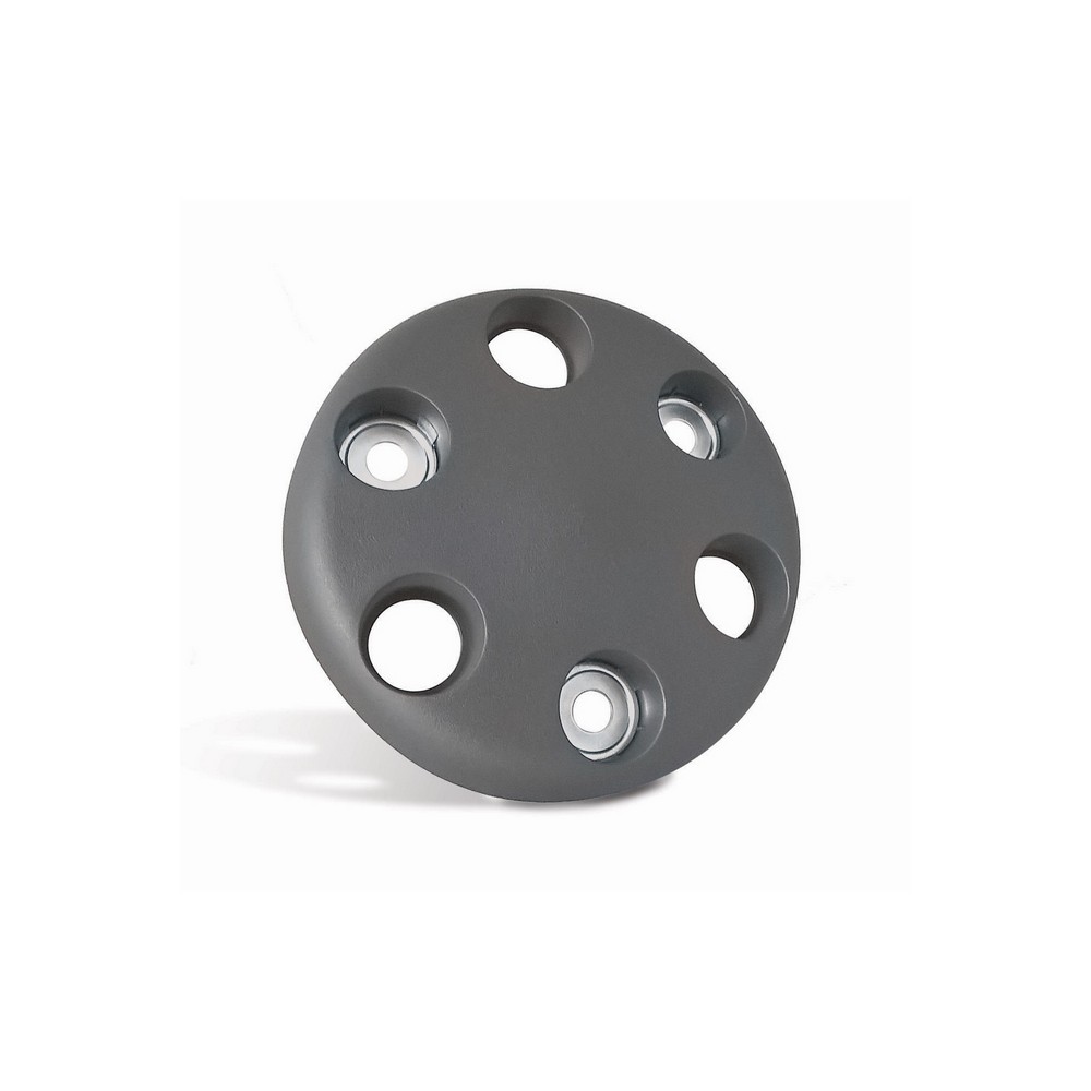 Calota de Centro Roda de Ferro Preta Plástica Piave 40044