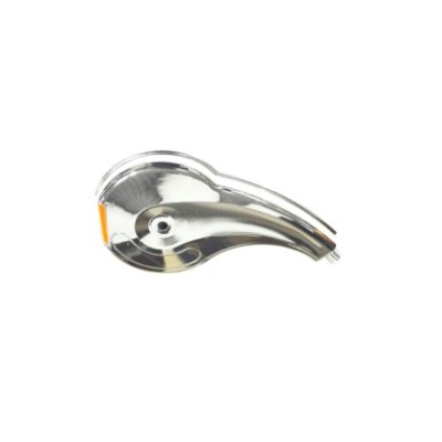 Calota Rodoar Cromada Plástica com Refletor Laranja lado esquerdo DB Acessorios 453341
