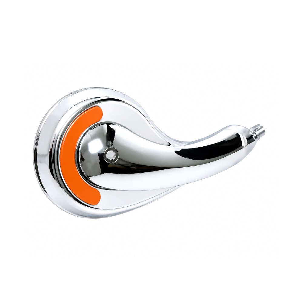 Calota Rodoar Cromada Plástica Gota Plus Laranja lado direito DB Acessorios 422960