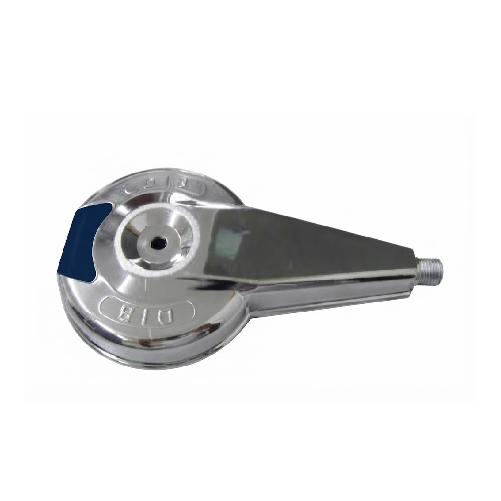 Calota Rodoar Cromada Plástica Light com Refletor Azul DB Acessorios 424924