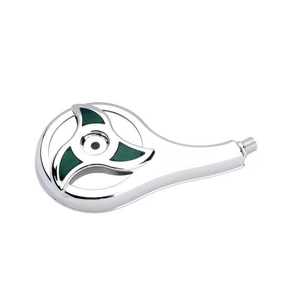 Calota Rodoar (Par) Cromada Plástica Bionica Led 12 Verde DB Acessorios 435053