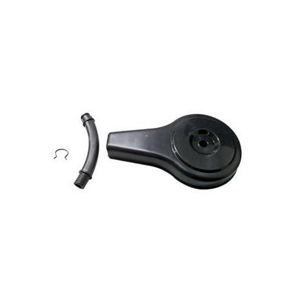 Calota Rodoar Preta Plástica Cano Móvel DB Acessorios 420911