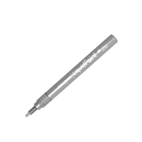Caneta Marcador Líquido Paint Prata 1.0mm Newpen 05826