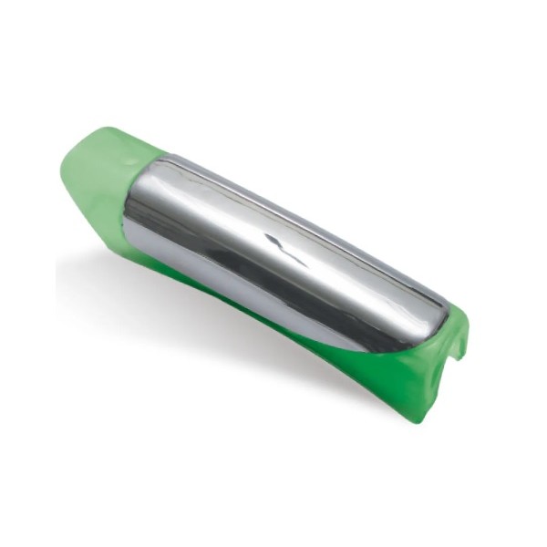 Capa da Alavanca do Freio de Mão Cromada com Led Verde Shek Parts 03007