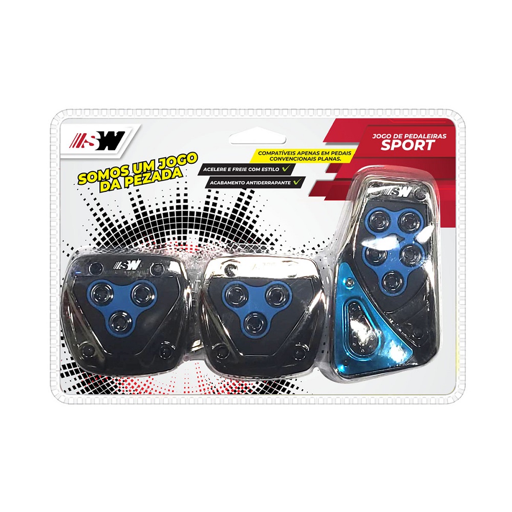 Capa de Pedal Esportivo Fast Azul SW SW1054