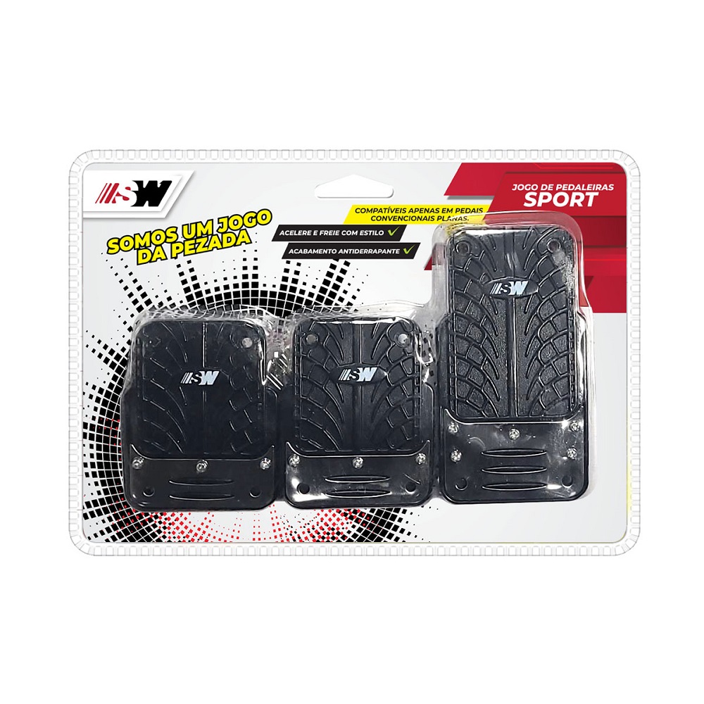 Capa de Pedal Esportivo Grip SW SW1075