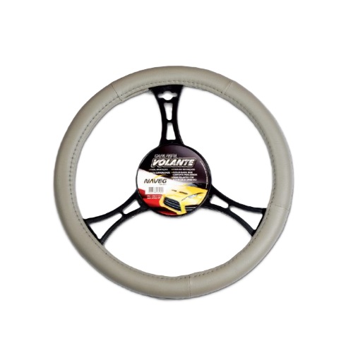 Capa de Volante Cinza Liso Naveg NAV545C