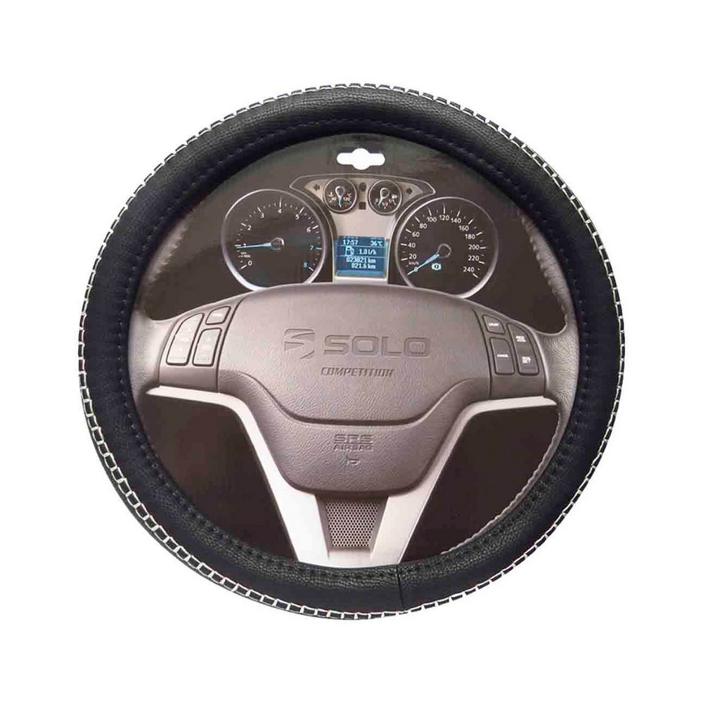 Capa de Volante Modelo Competition Preta 37 /38 /39cm Solocar SL084024
