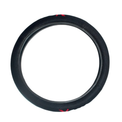 Capa de Volante Modelo Typer Preto Liso 48cm Novat Capas N179MTPR