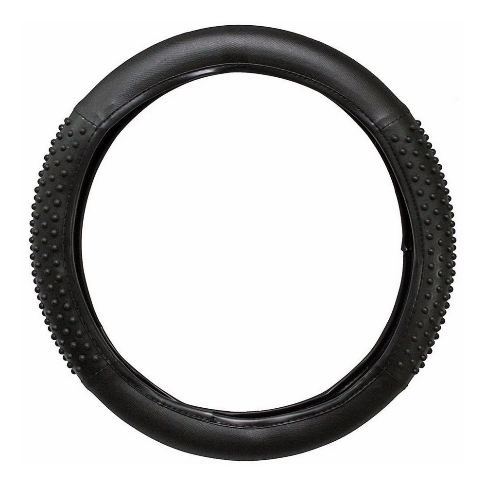 Capa de Volante Preta com Massageador 38cm LEE Tools 683654