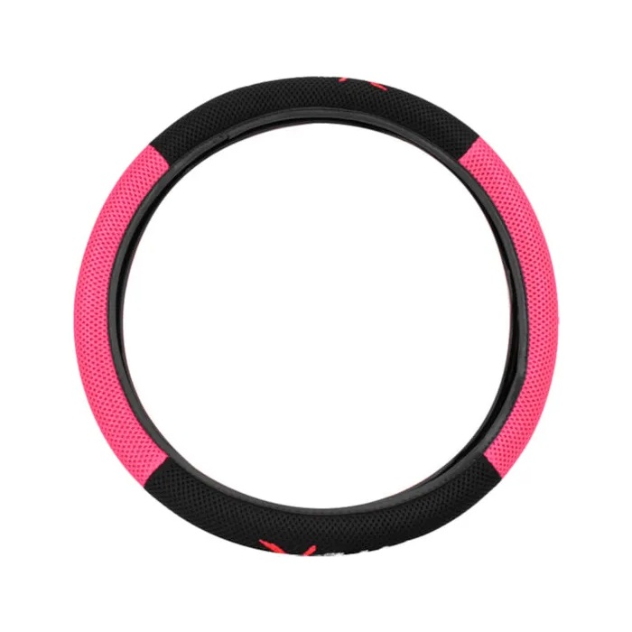 Capa de Volante Type-R Rosa/Preta 38cm Novat Capas N30PRRST