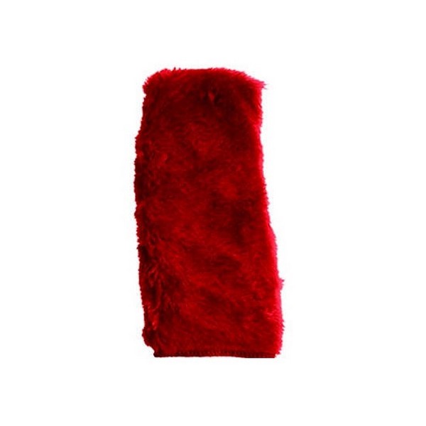 Capa do Pedal de Pelúcia com Espuma Grande Vermelha DB Acessorios 435498