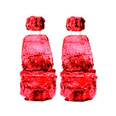 Capa para Banco Alto Pelúcia Vermelho Toquinha Rodibem 431598