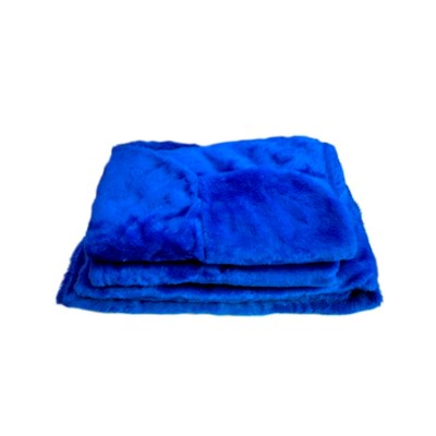 Capa para Banco Individual de Pelúcia Azul 2 Tocas Rodibem 435769