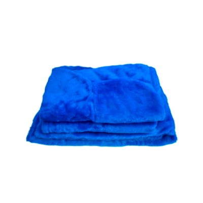 Capa para Banco Individual de Pelúcia Azul 3 Tocas Rodibem 435767