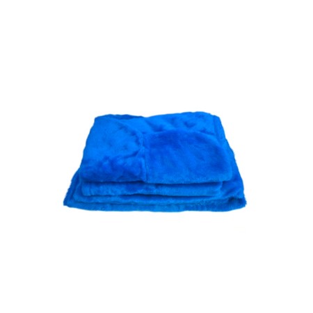 Capa para Banco Individual de Pelúcia Azul Rodibem 437193