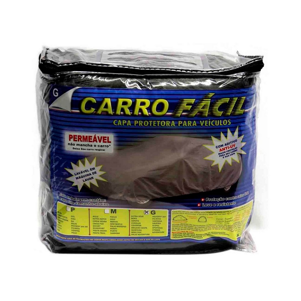 Capa para Carro (G) Cinza Auto Fácil em Bezi 23