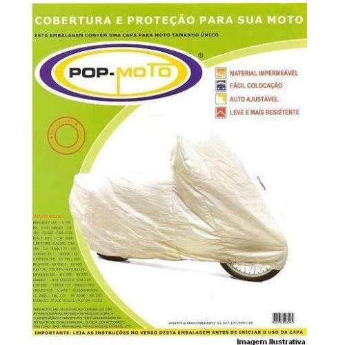 Capa para Moto (Tamanho Univesal) Prata Simples Bezi 16