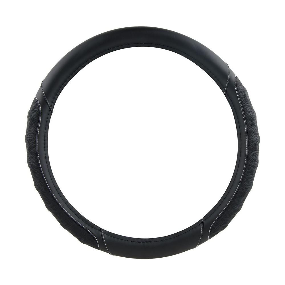Capa para Volante Pilot Preta/Cinza 37/38/39cm Solocar SL084022