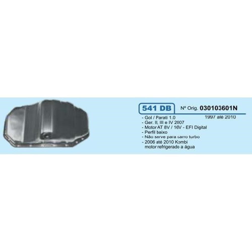 Cárter de Óleo do Motor Perfil Baixo Igasa 541DB