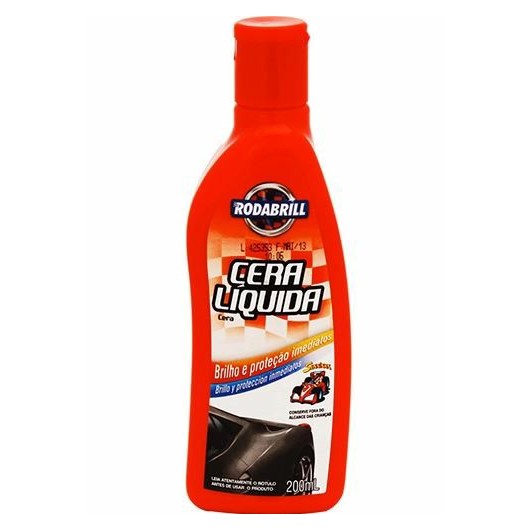Cera de Carnaúba Líquida 200ml Rodabrill 18964