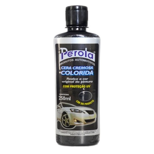 Cera Líquida Colorida Preta 250ml Perola 161603