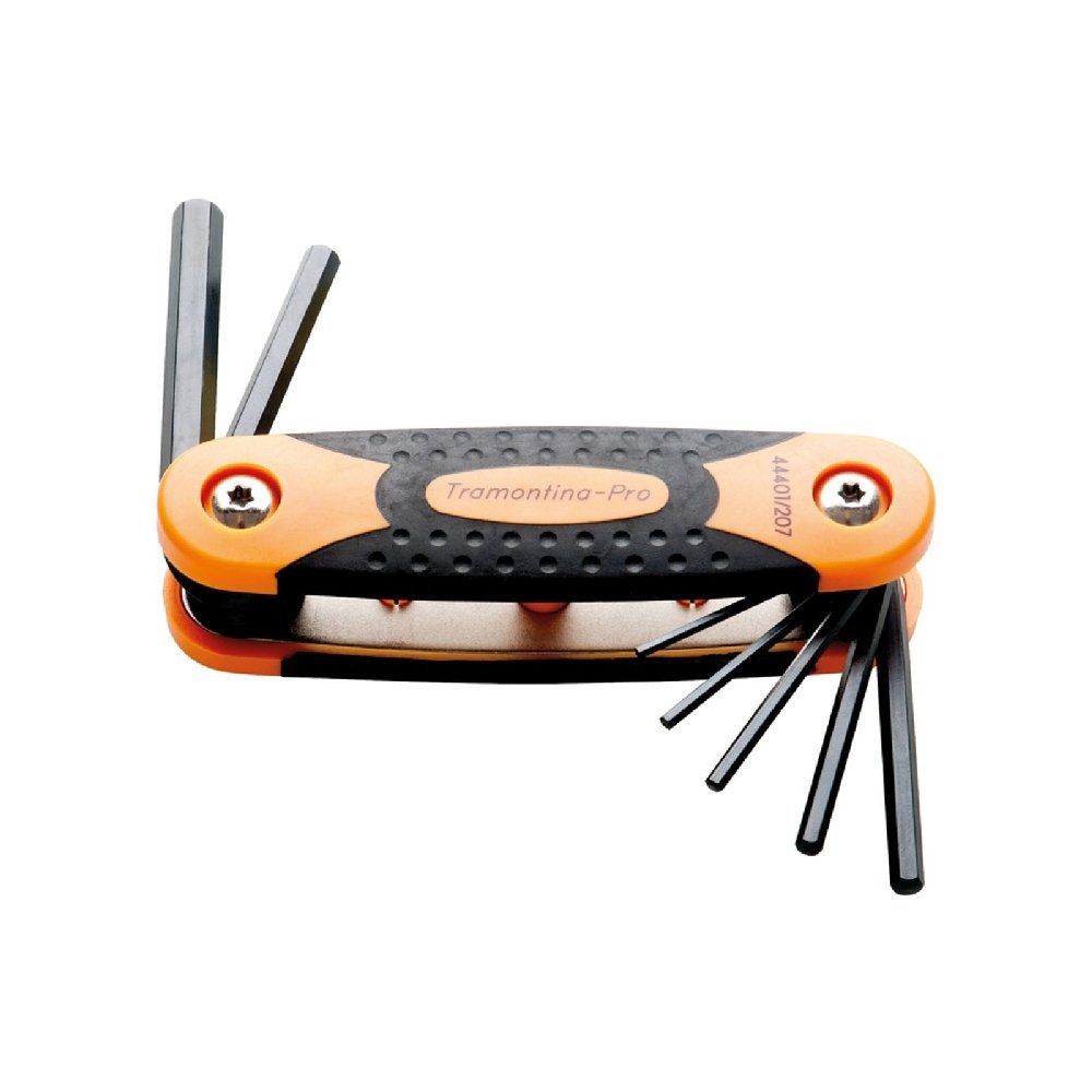 Chave Allen Hexagonal Armação com 07 Peças Tramontina PRO 44401207