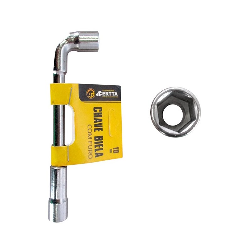 Chave Biela Tipo L com Furo 10mm em Aço Cascavel FMA021