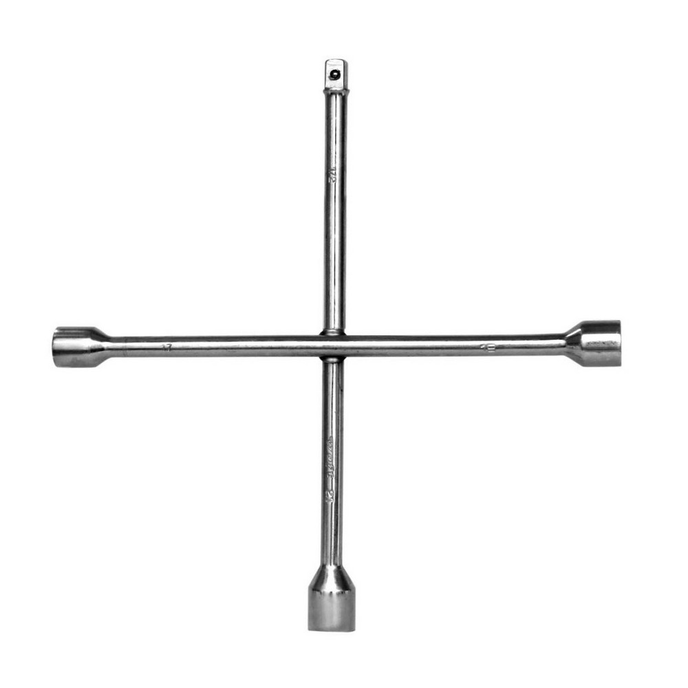 Chave de Roda em Cruz 17x19x21mm com Encaixe para Soquete de 1/2 Pol. Waft 6337