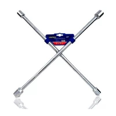 Chave de Roda em Cruz Reforçada 17X19 e 21X23mm 35cm LG Ferramentas TL8964