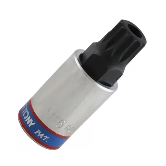 Chave Soquete Multidentada 12 Pol.xM16 com Guia Kingtony 402B16
